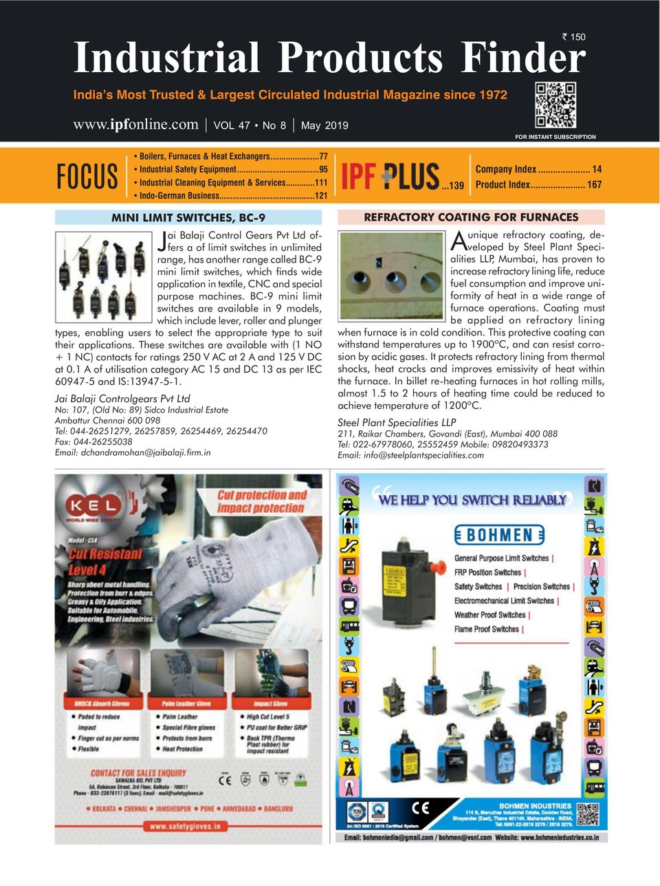 Industrial Products FinderMay 2019 Magazine Get your Digital Subscription